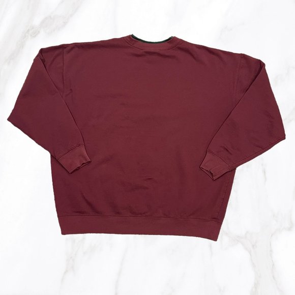 M&C Sportswear Burgundy Beary Best Grandma Sweatshirt, Size 1X - Picture 2 of 5